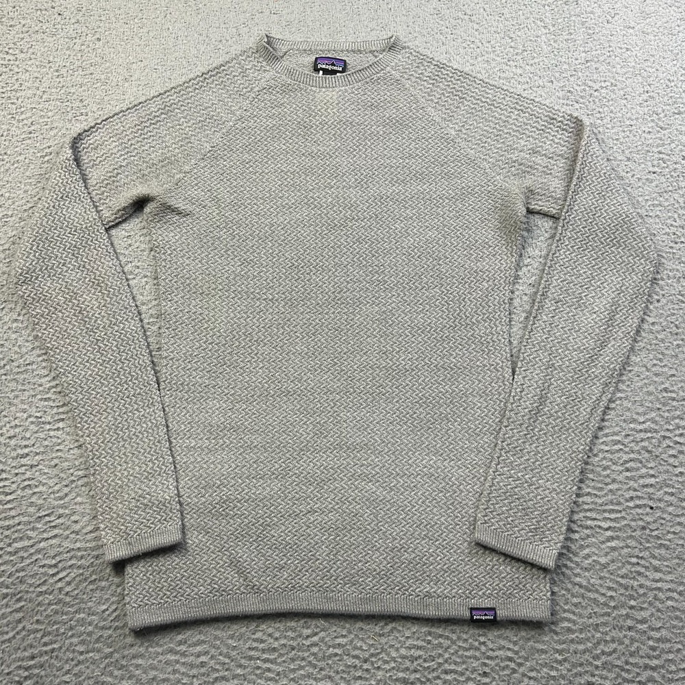 Patagonia Capilene Air Crew Womens Medium Gray Merino Wool Base Layer 36525